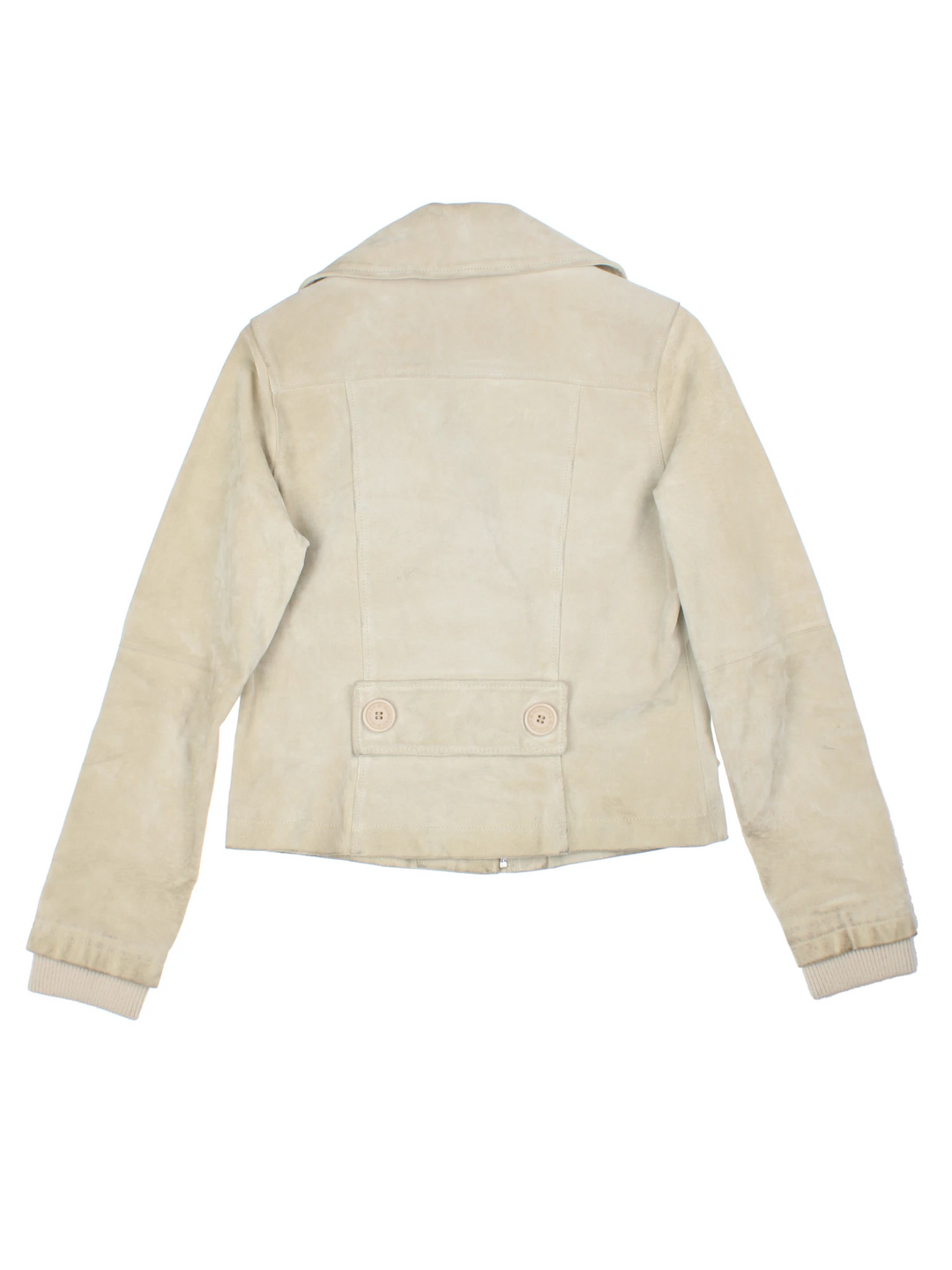 Y2K Morgan De Toi Suede Leather Jacket (Size S)