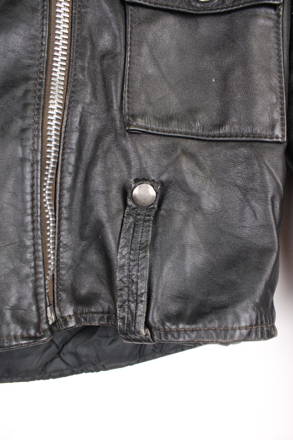 Harley Davidson Leather Biker Jacket (Size XS) – VintageFolk