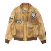 90's Aviator Leather Flight Jacket (Size M)