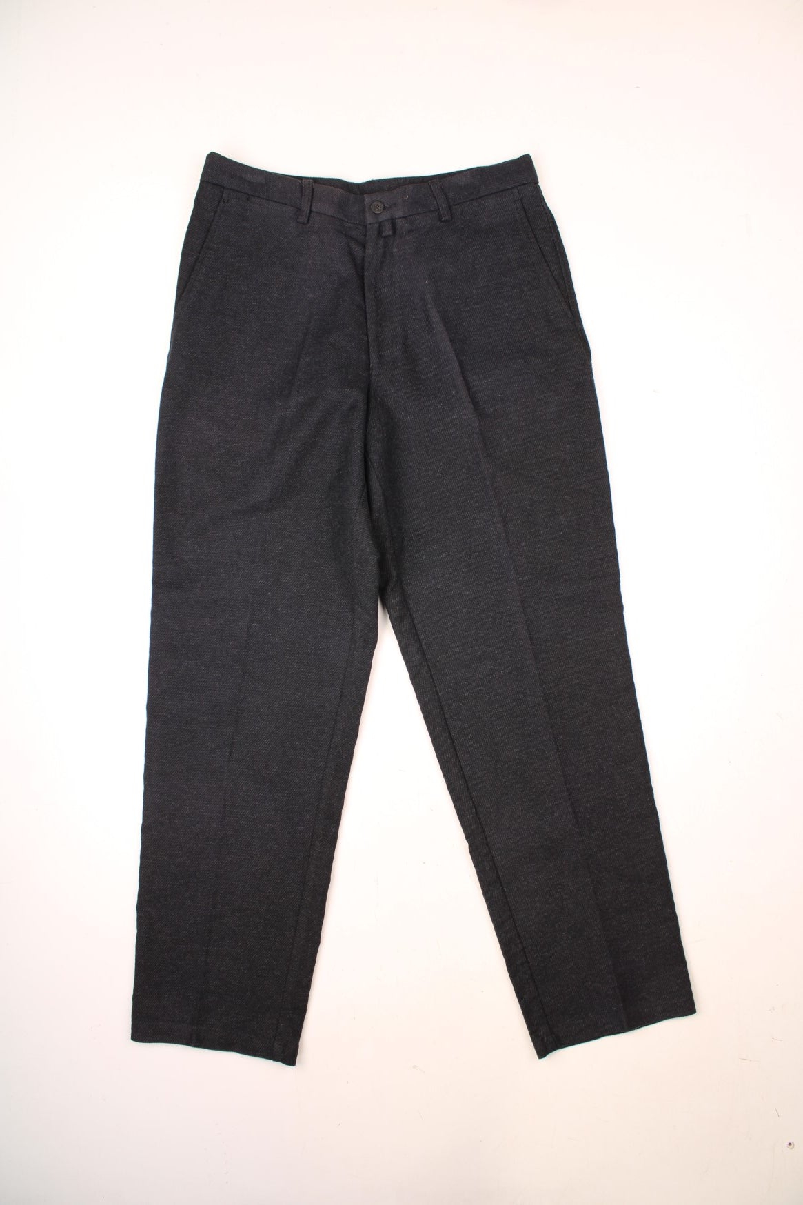 90s Gray Pinstripe Trousers (S/M) - Imber Vintage