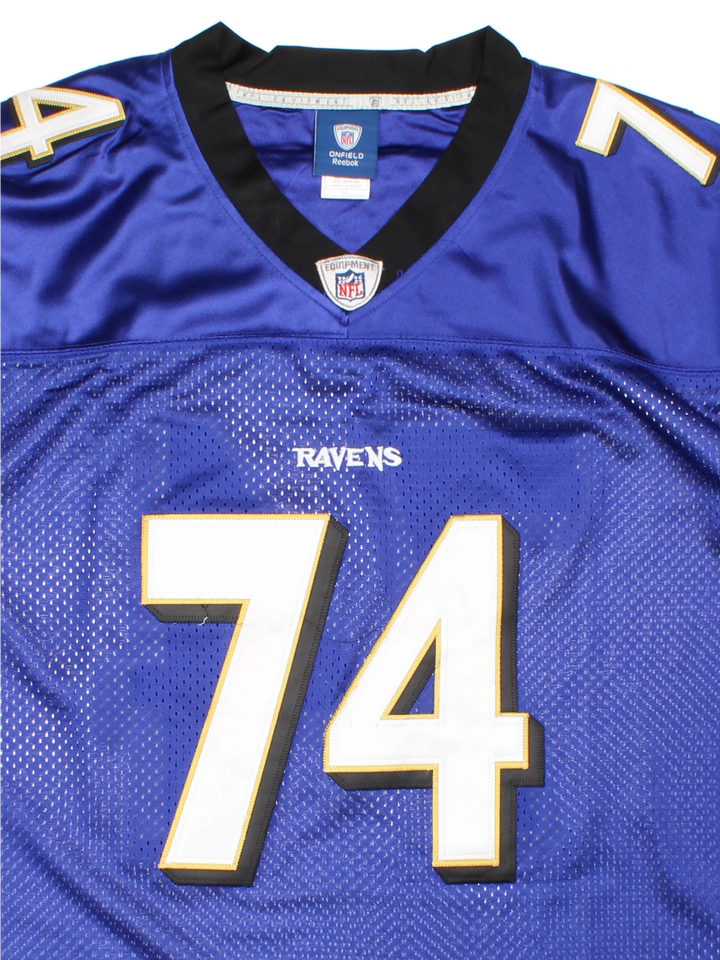 Baltimore Ravens Oher #74 NFL Jersey (Size XL)
