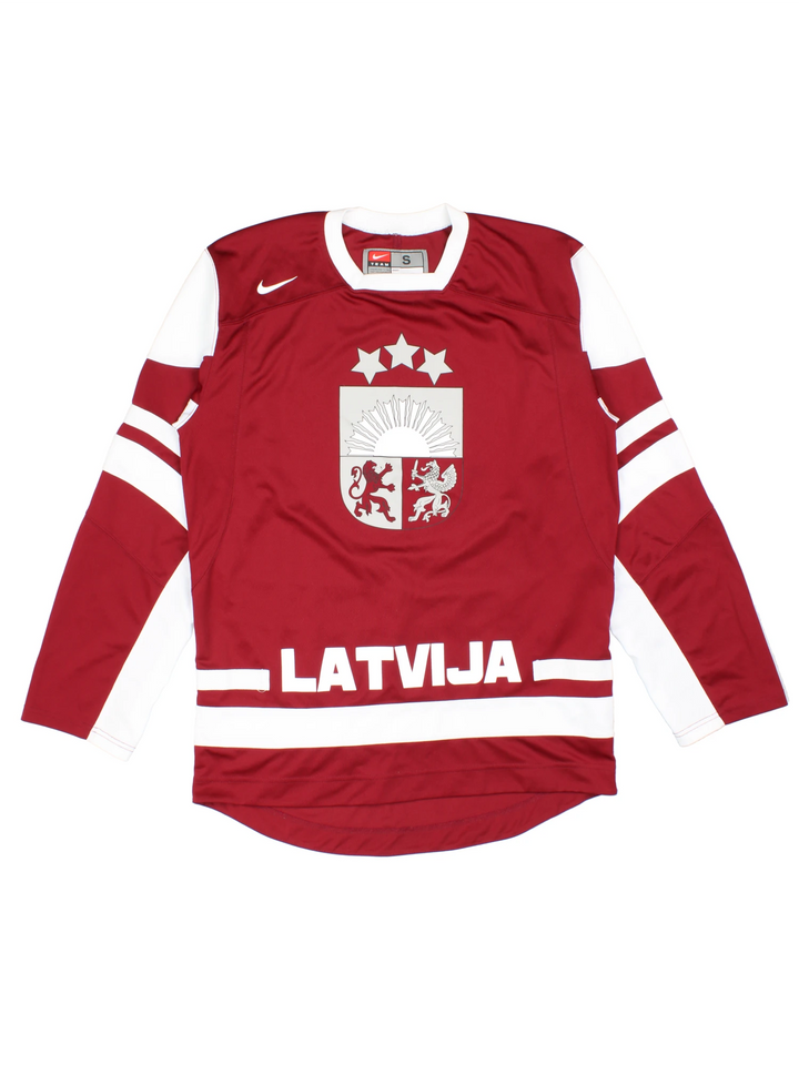 Latvia IIHF Nike Hockey Jersey (Size S)