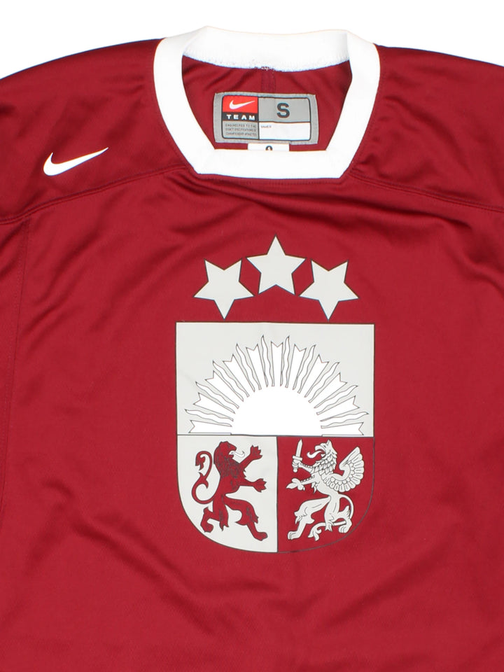 Latvia IIHF Nike Hockey Jersey (Size S)