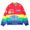 Jeff Gordon NASCAR Jacket Multi-Coloured Rainbow Rare Vintage (Size L)