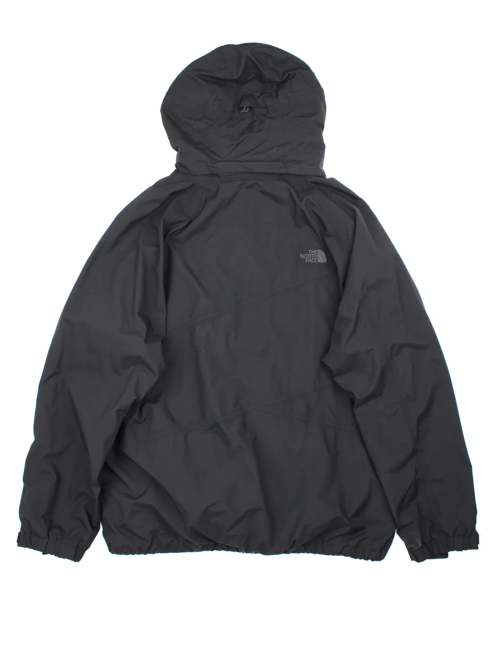 The North Face Coat in a black colourway which features, full zip up and has multiple pockets, hooded and has the logo embroidered on the front.