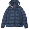 Moncler Cardere Down Puffer Coat Navy Blue Vintage