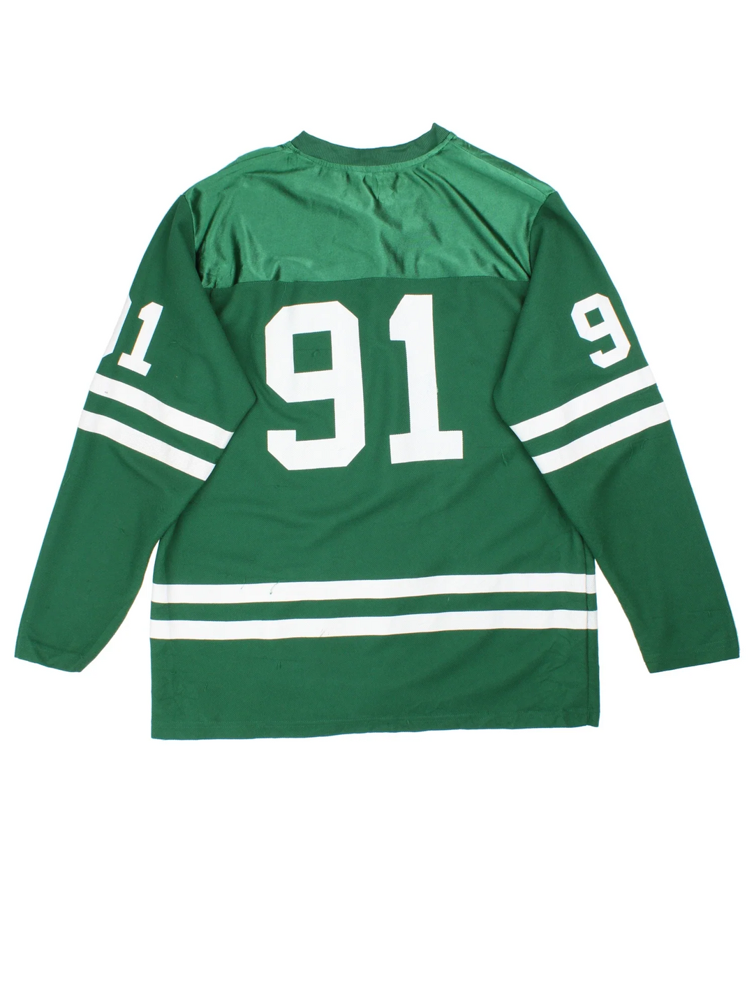 Vintage Southpole Hockey Jersey in green colourway, features lace up neckline, printed logos and badge on the front.