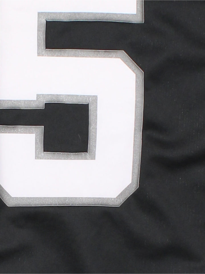Jacksonville Jaguars Bortles Nike Jersey in black colourway, features printed logos on front and back.