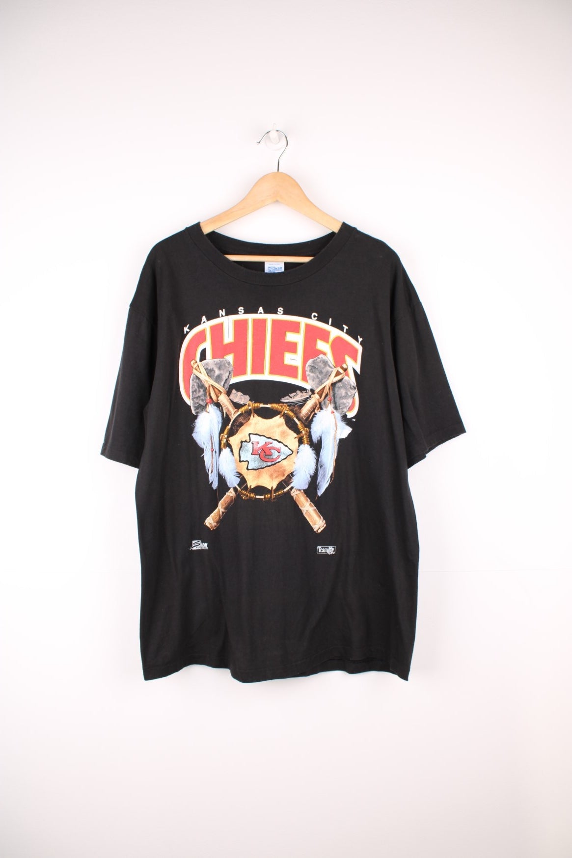 Kansas City Chiefs グラフィックTシャツ Lサイズ Unisex Black Kansas City Chiefs Graphic T-Shirt