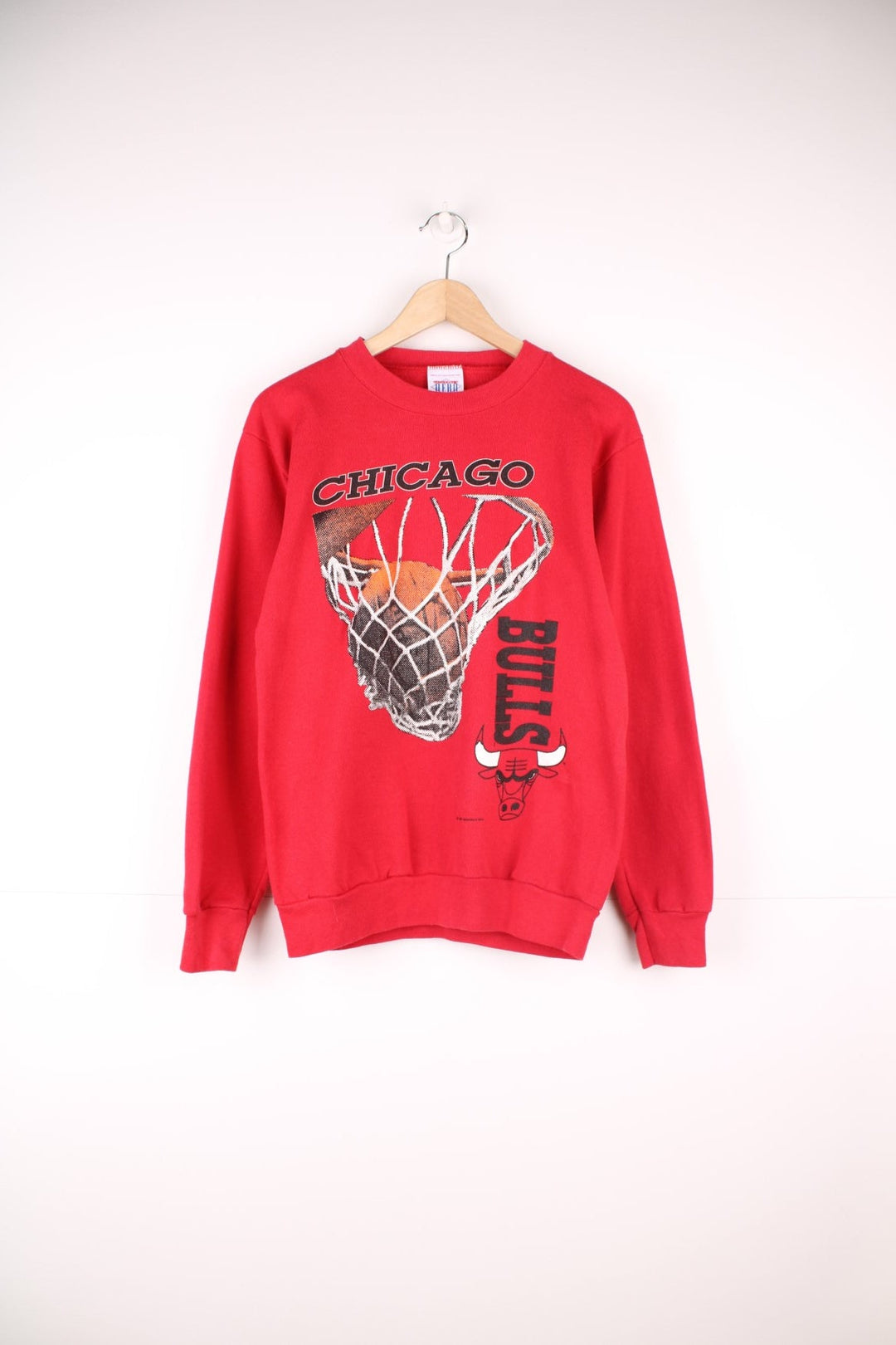 Chicago Bulls Sweatshirt Men's Mitchell Ness Red/Black Chicago