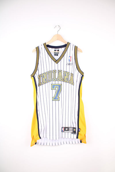 Vintage 2001-05 Indiana Pacers x Jermaine O'Neal #7  home jersey with embroidered lettering 