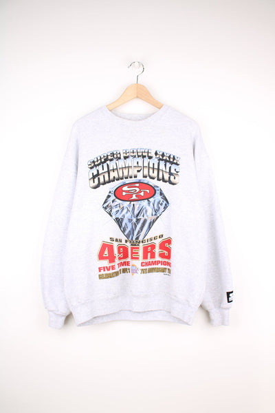 Vintage 1994 San Francisco 49ers x  Super Bowl XXIX Champions grey crewneck sweatshirt by Starter