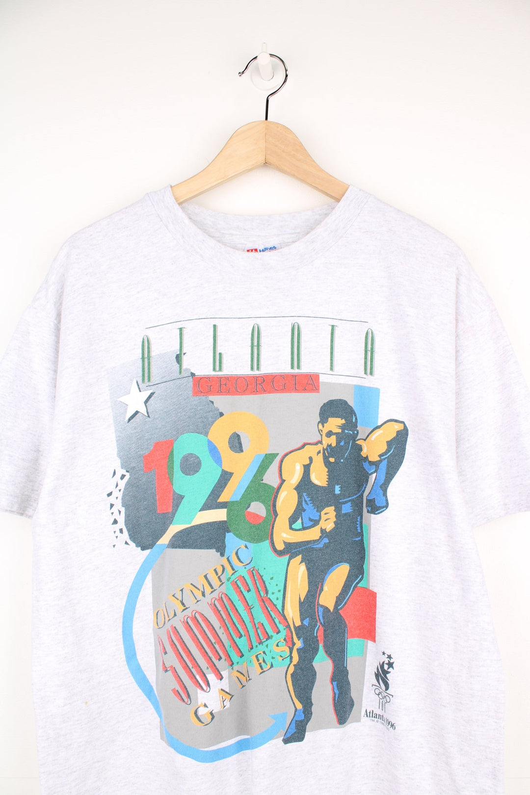 Vintage 1996 Atlanta, Georgia Olympic Summer games, single stitch graphic tee by Hanes 