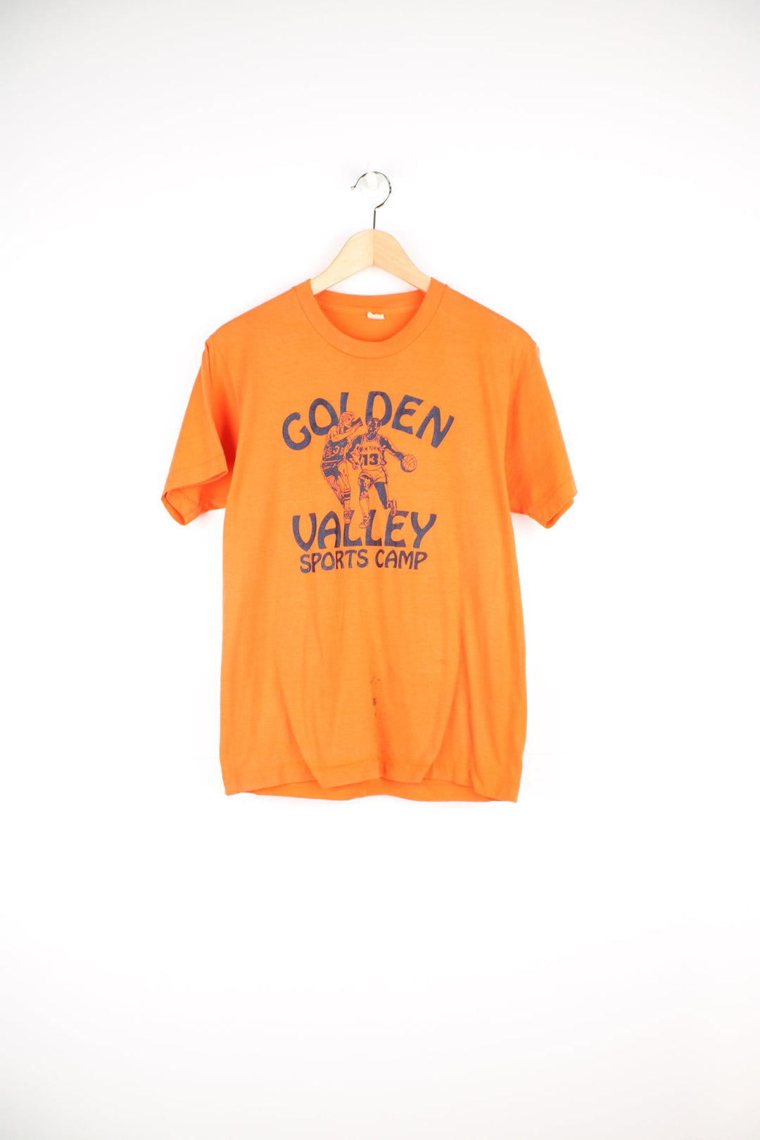 Vintage Golden Valley Sports Camp orange single stitch T-Shirt.