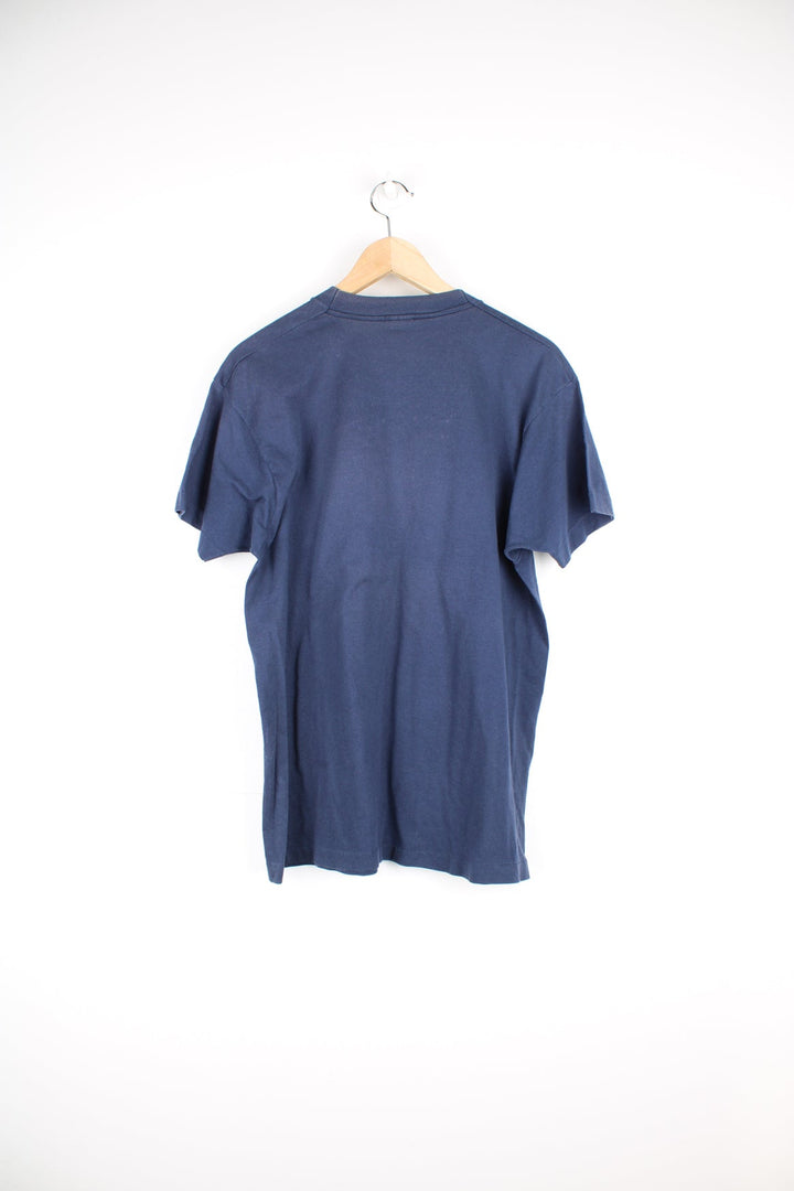 Vintage 1988 Boston Red Sox single stitch T-Shirt in blue with red printed logo.
