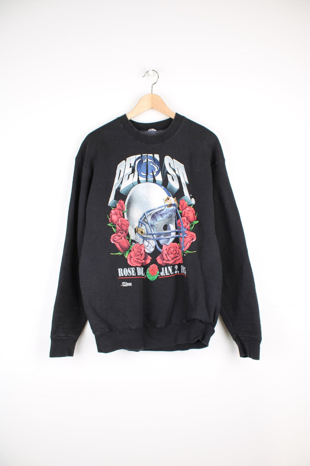 Vintage 90s Penn State University Rose Bowl 1995 sweatshirt.