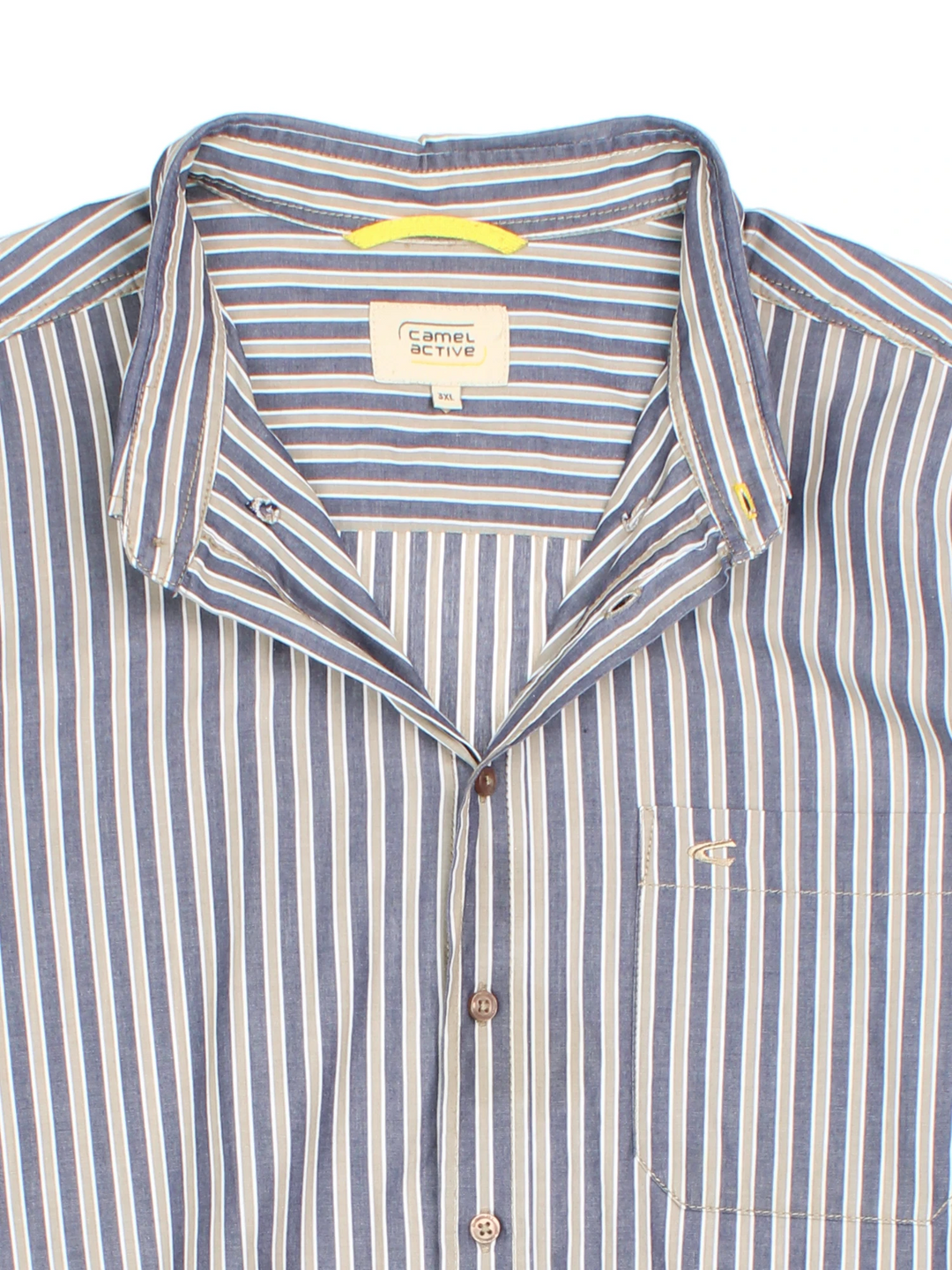 Vintage Camel Striped Shirt (Size XXXL