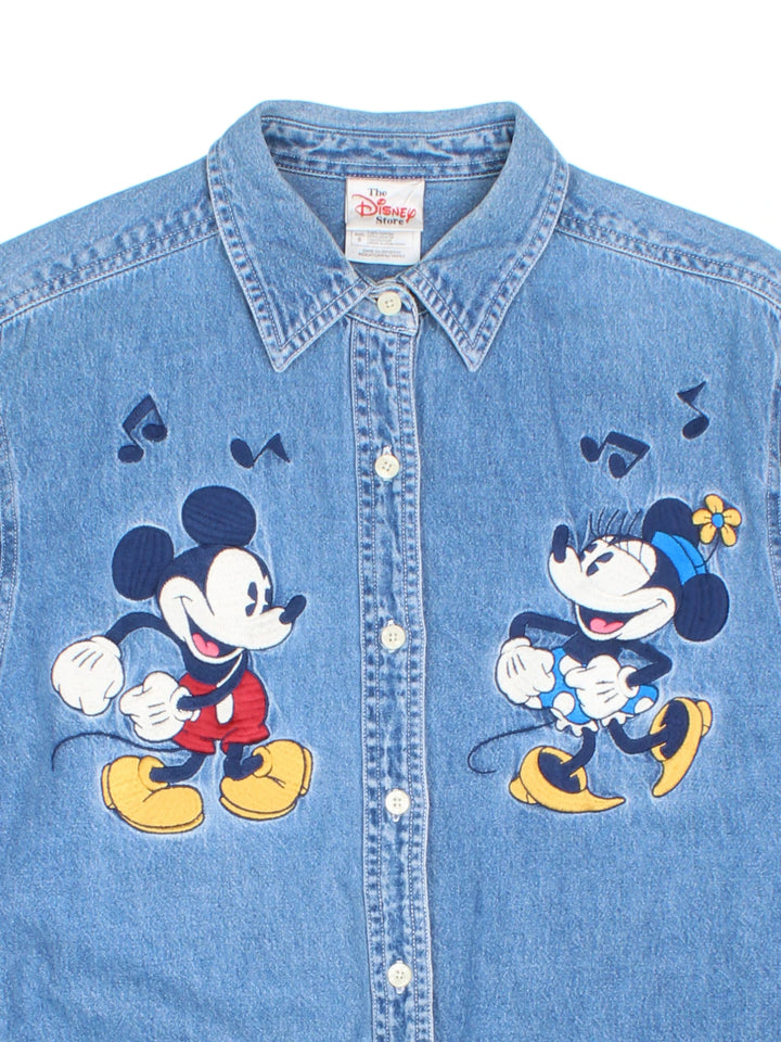 Vintage Disney Mickey & Minnie Mouse Shirt (Size S)