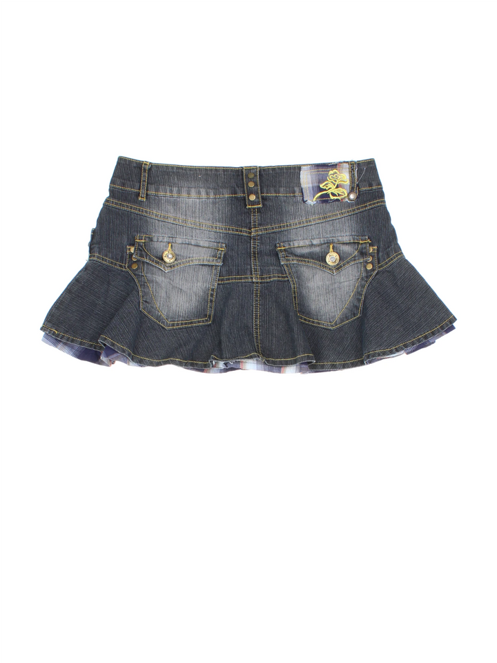Y2K Jane Norman Mini Skirt (Size L)