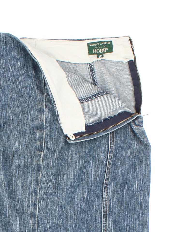 Vintage Hobbs Denim Midi Skirt (Size M)