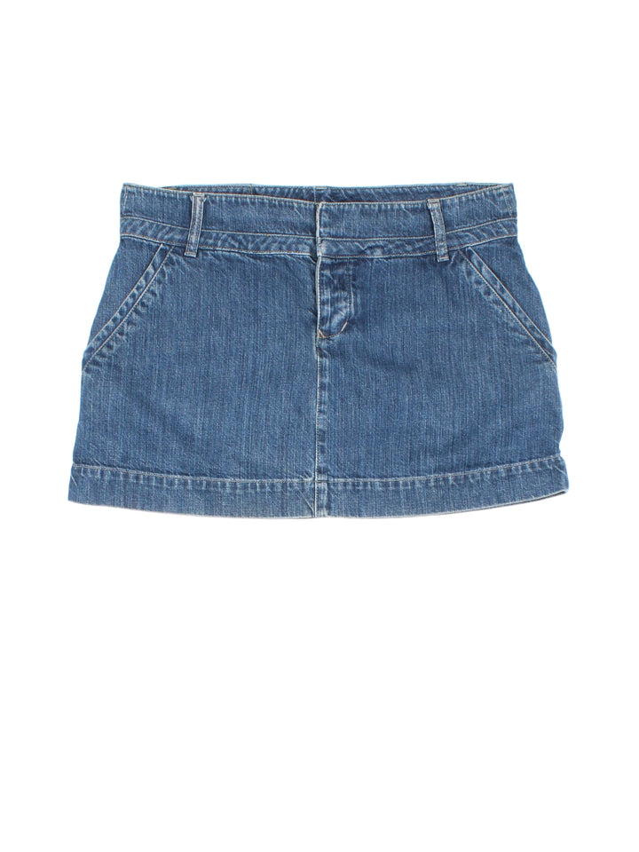 Y2K DKNY Denim Mini Skirt (Size XL)