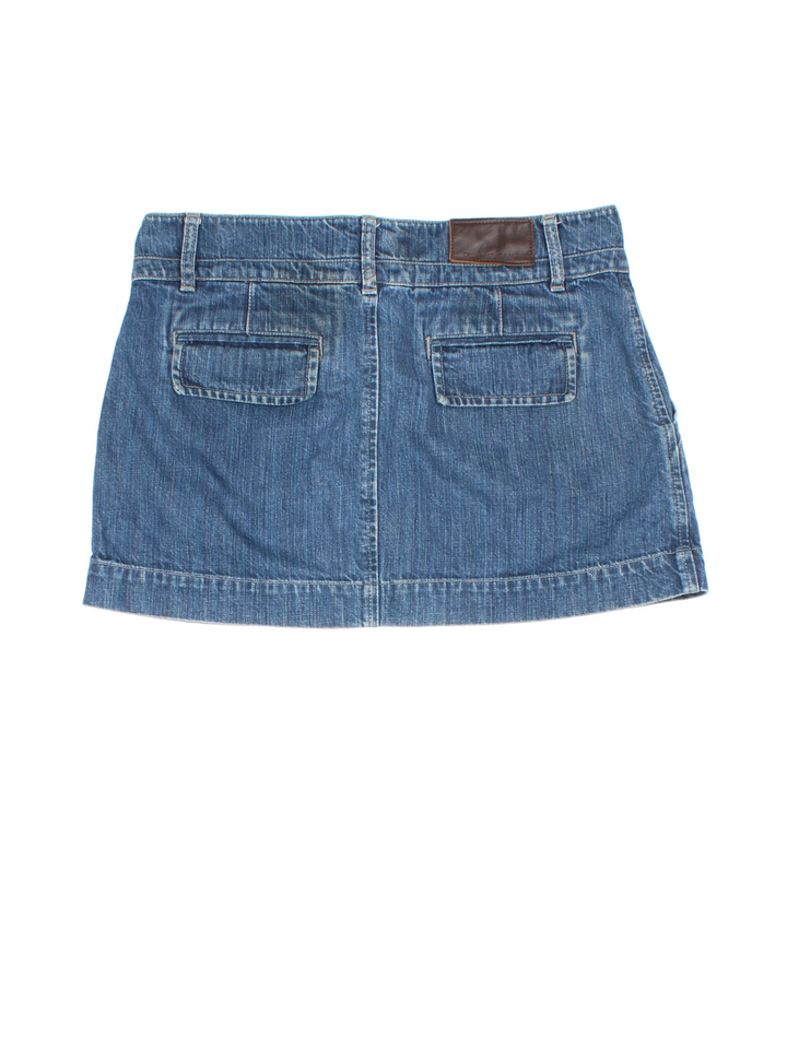 Y2K DKNY Denim Mini Skirt (Size XL)