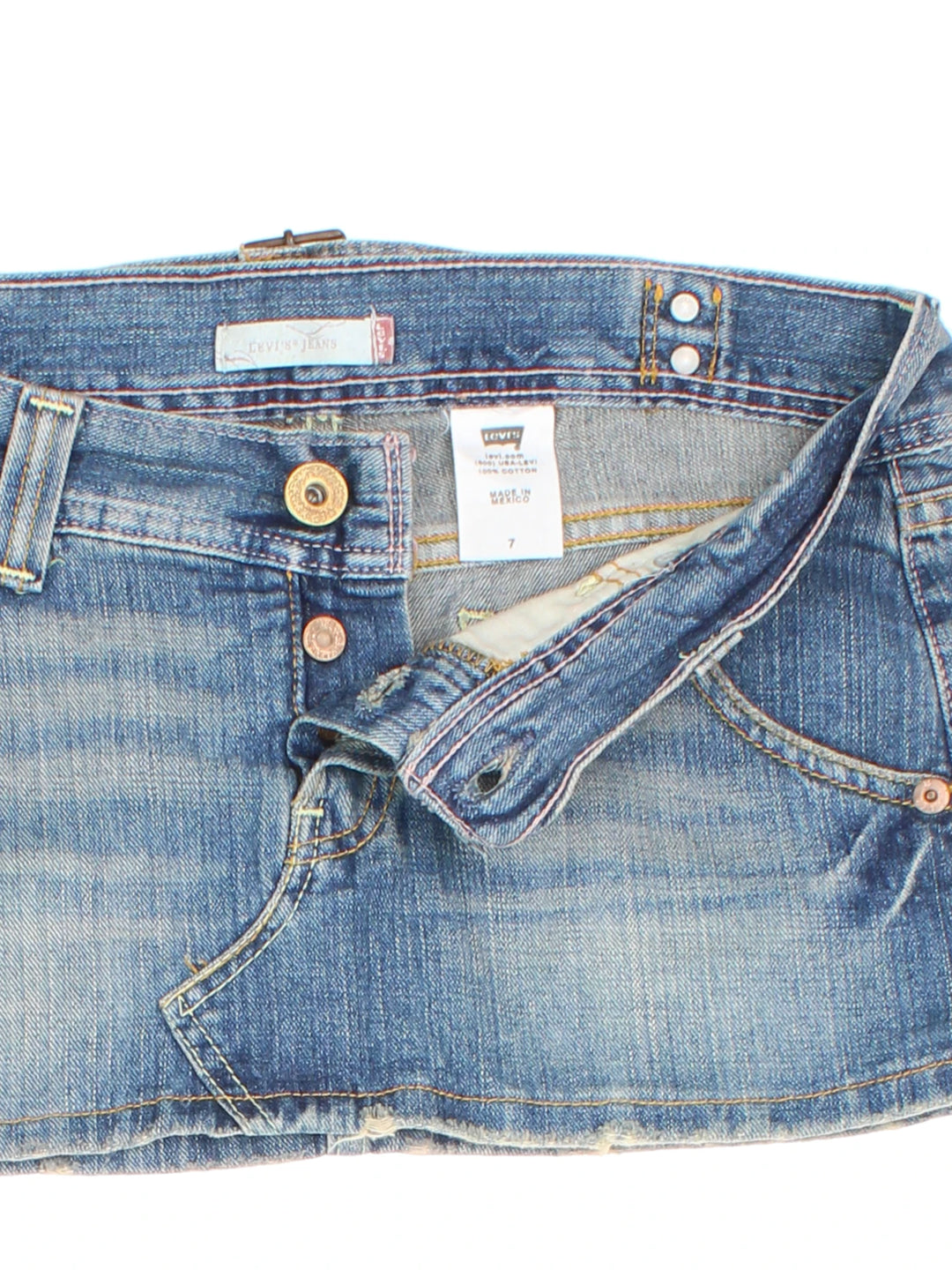 Y2K Levi's Mini Skirt (Size L)
