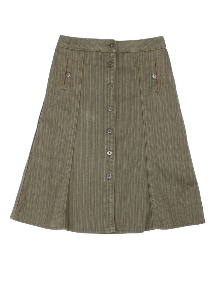 Y2K Moto Midi Skirt (Size M)
