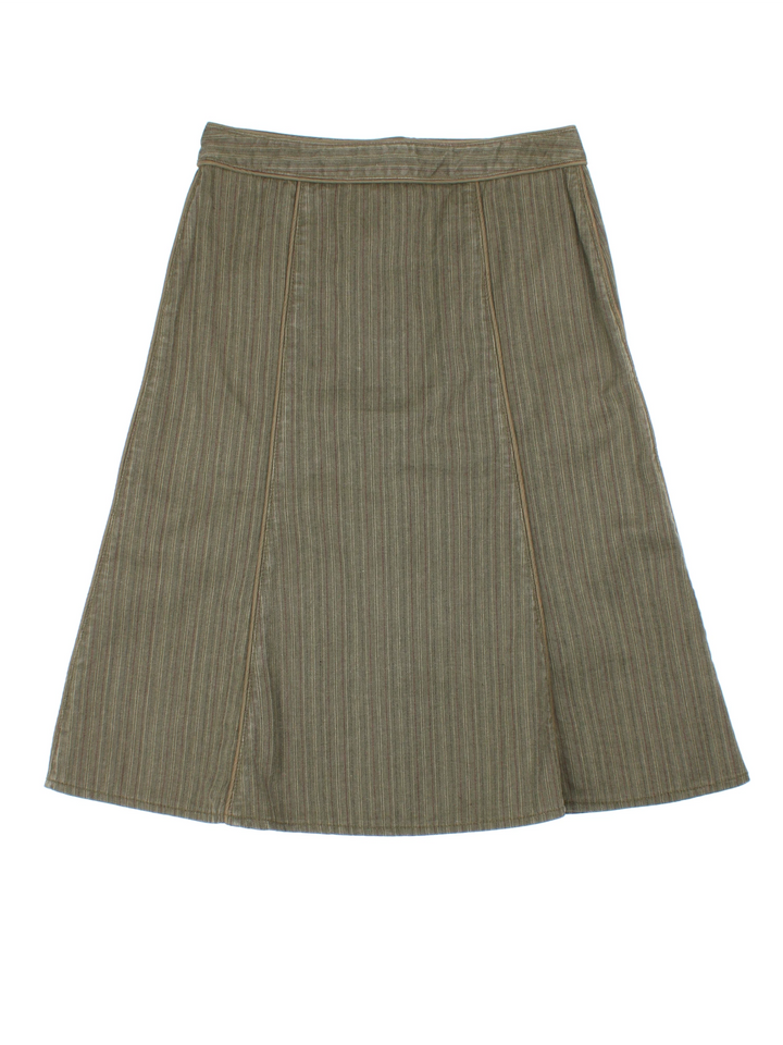 Y2K Moto Midi Skirt (Size M)