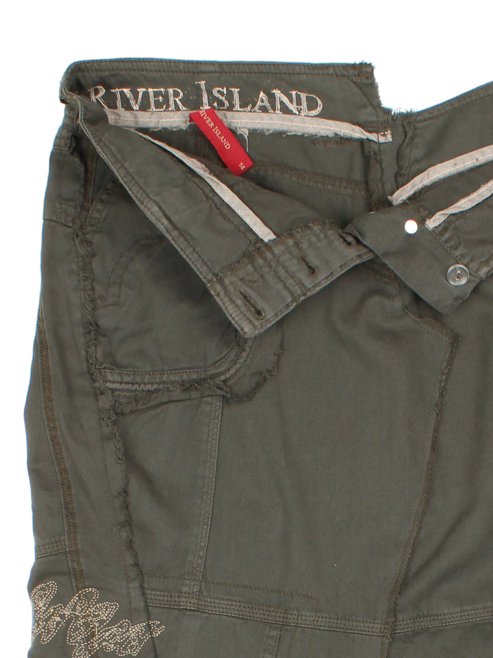 Y2K River Island Maxi Skirt (Size XXL)