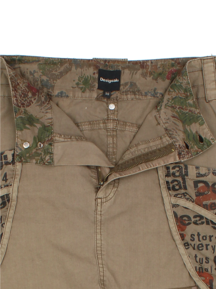 Y2K Desigual Mini Skirt (Size XL)