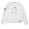 Polo Ralph Lauren MLB Chicago Cubs Sweatshirt Grey Cotton Rare Vintage (Size L)