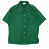 70's Plain Green Shirt (Size M)