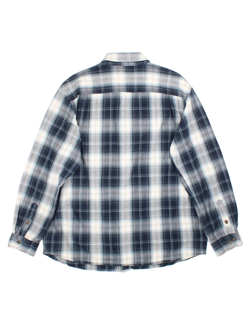 Ralph Lauren Shirt in a blue colourway check pattern., button up with the logo embroidered on the front pocket.