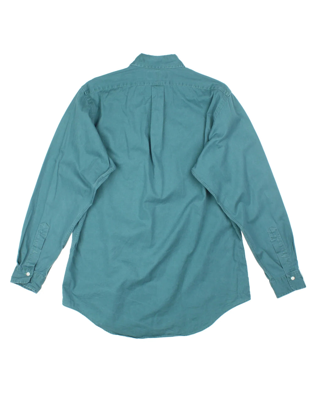 Ralph Lauren Shirt in a blue colourway, button up with the logo embroidered on the front.