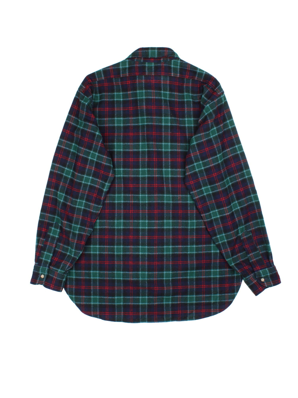 Pendleton Flannel Shirt in a green colourway with checked pattern.Button up with front pocket.