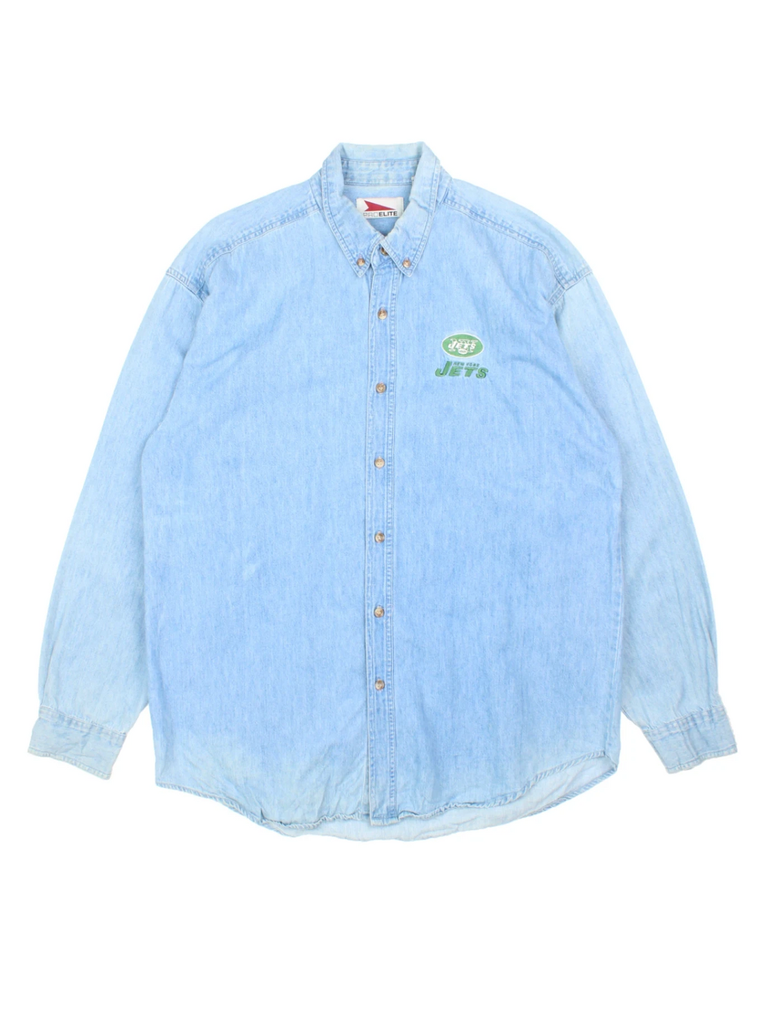 Vintage New York Jets NFL Denim Shirt