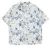 Vintage Map Pattern Hawaiian Shirt (Size XL)