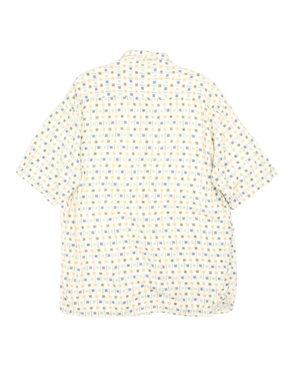 Vintage Pierre Cardin Shirt in a white colourway with all over pattern print. Button up with front pocket detail.