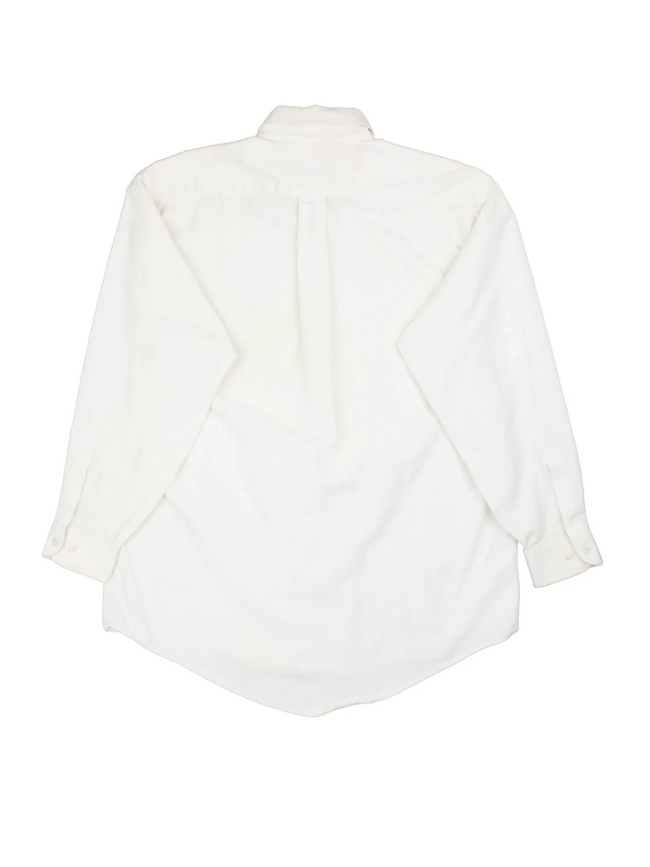 Vintage Snoopy Shirt in a white colourway. Button up with front pocket and embroidered Snoopy detail on front.