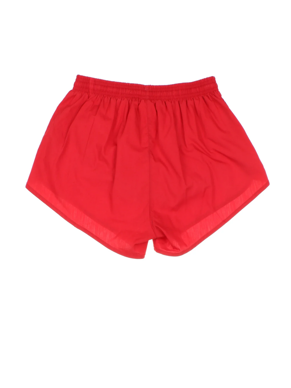 Vintage Adidas Sports Shorts in red colourway with embroidered logo on the front.