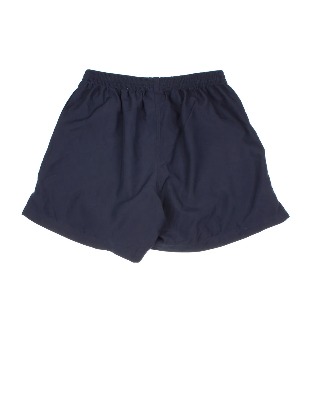Vintage Umbro Shorts in blue colourway with drawstring waist, side pockets and logo embroidered on front.