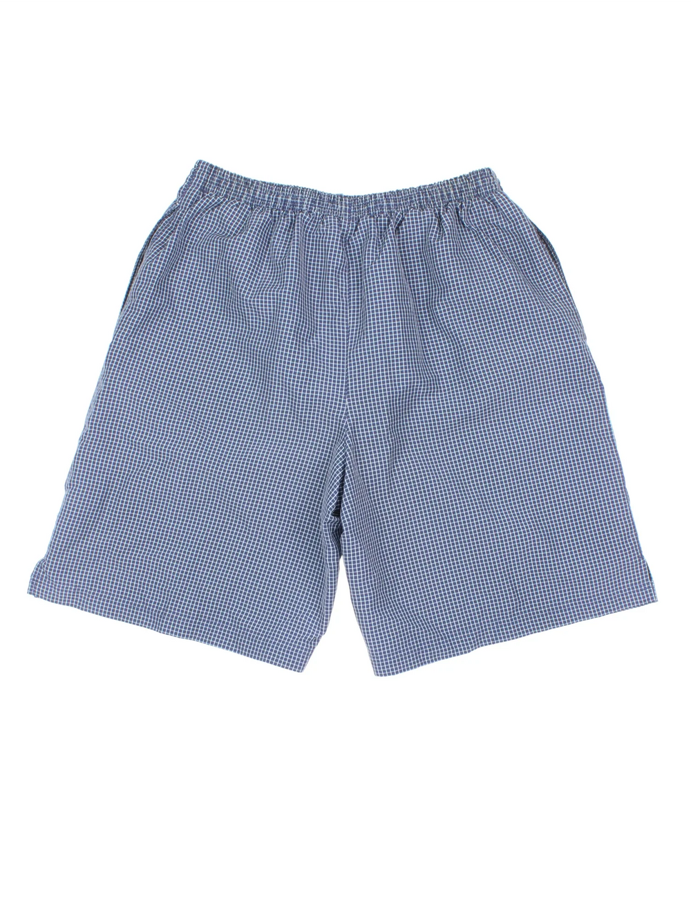 Vintage Umbro Swim Shorts in blue colourway with drawstring waist, side pockets and the logo embroidered on the front.