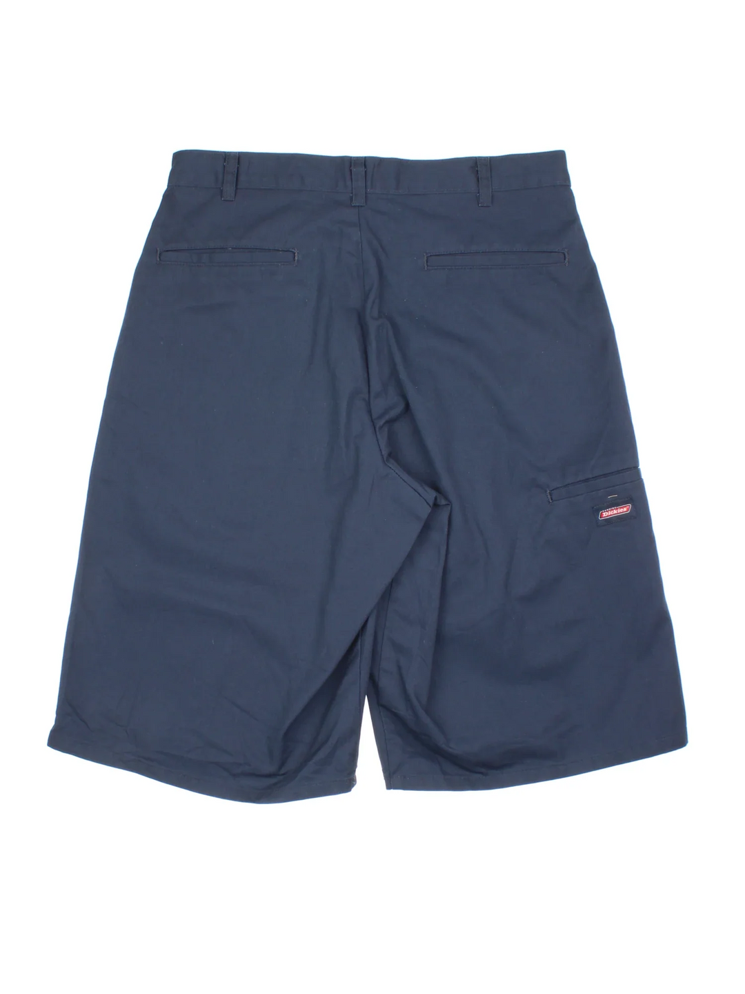 Vintage Dickies Shorts in blue colourway with multiple pockets and the logo embroidered on the front/pocket.