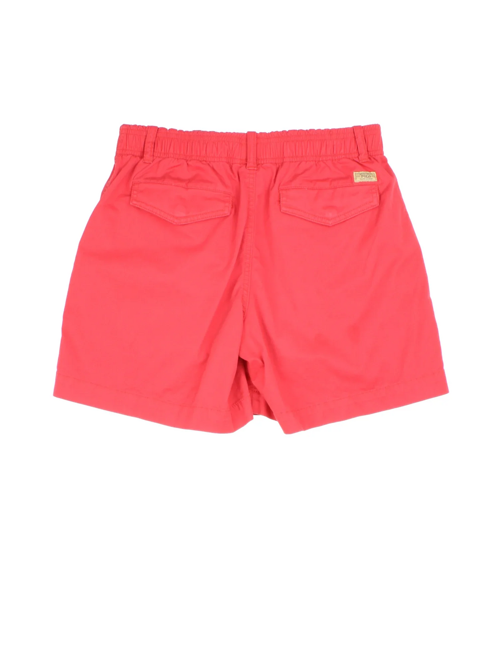 Ralph Lauren shorts in red colourway with multiple pockets and the logo embroidered on the back.