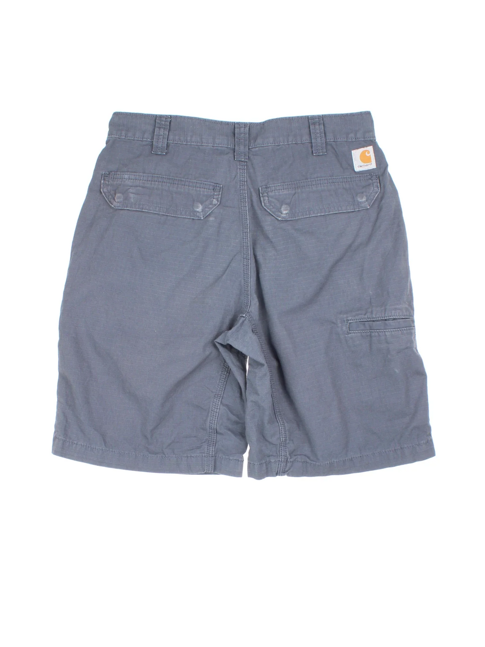 Carhartt Shorts in grey colourway with multiple pockets and the logo embroidered on the back.