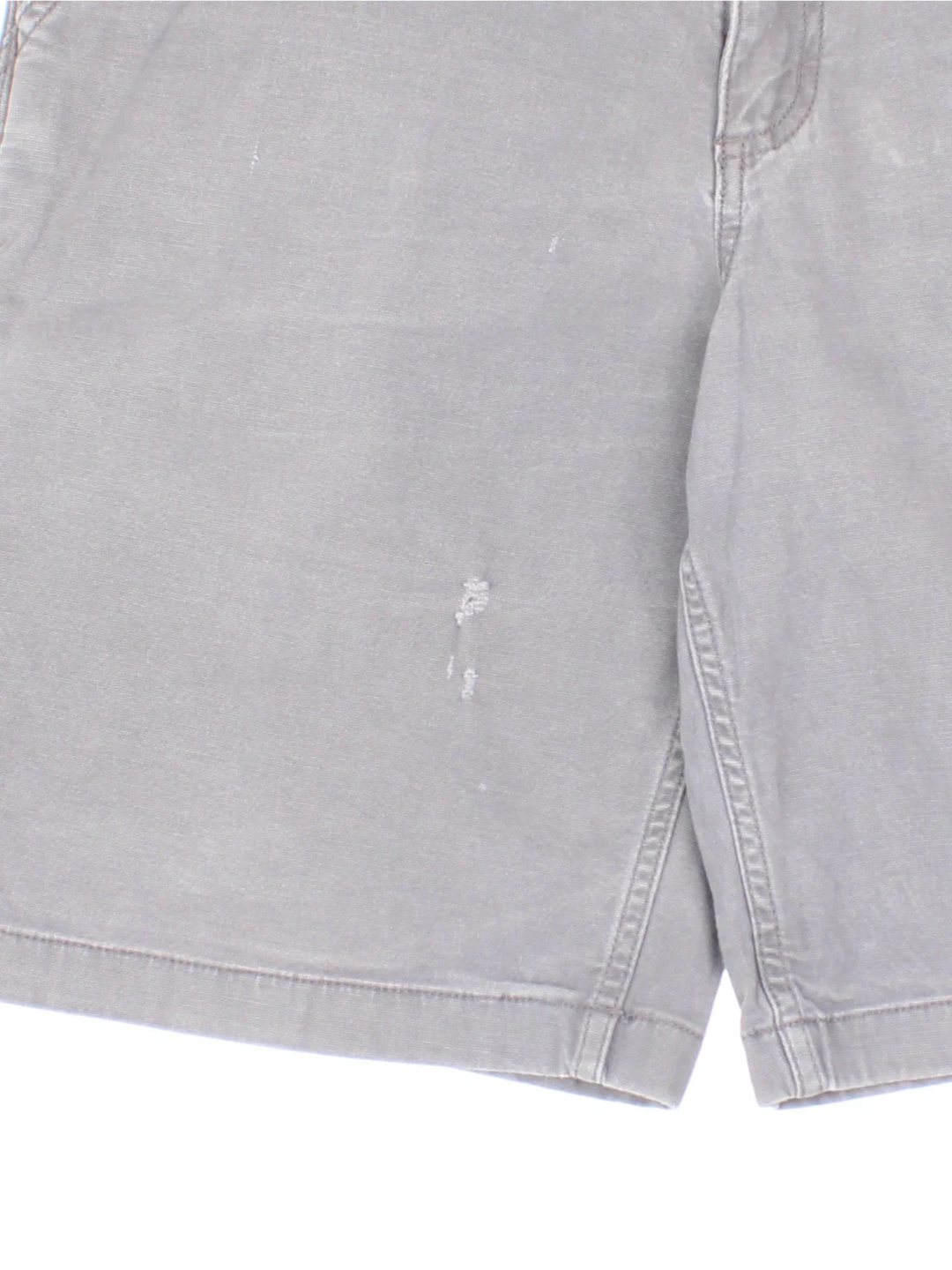 Vintage Carhartt Shorts in grey colourway with multiple pockets and the logo embroidered on the back.