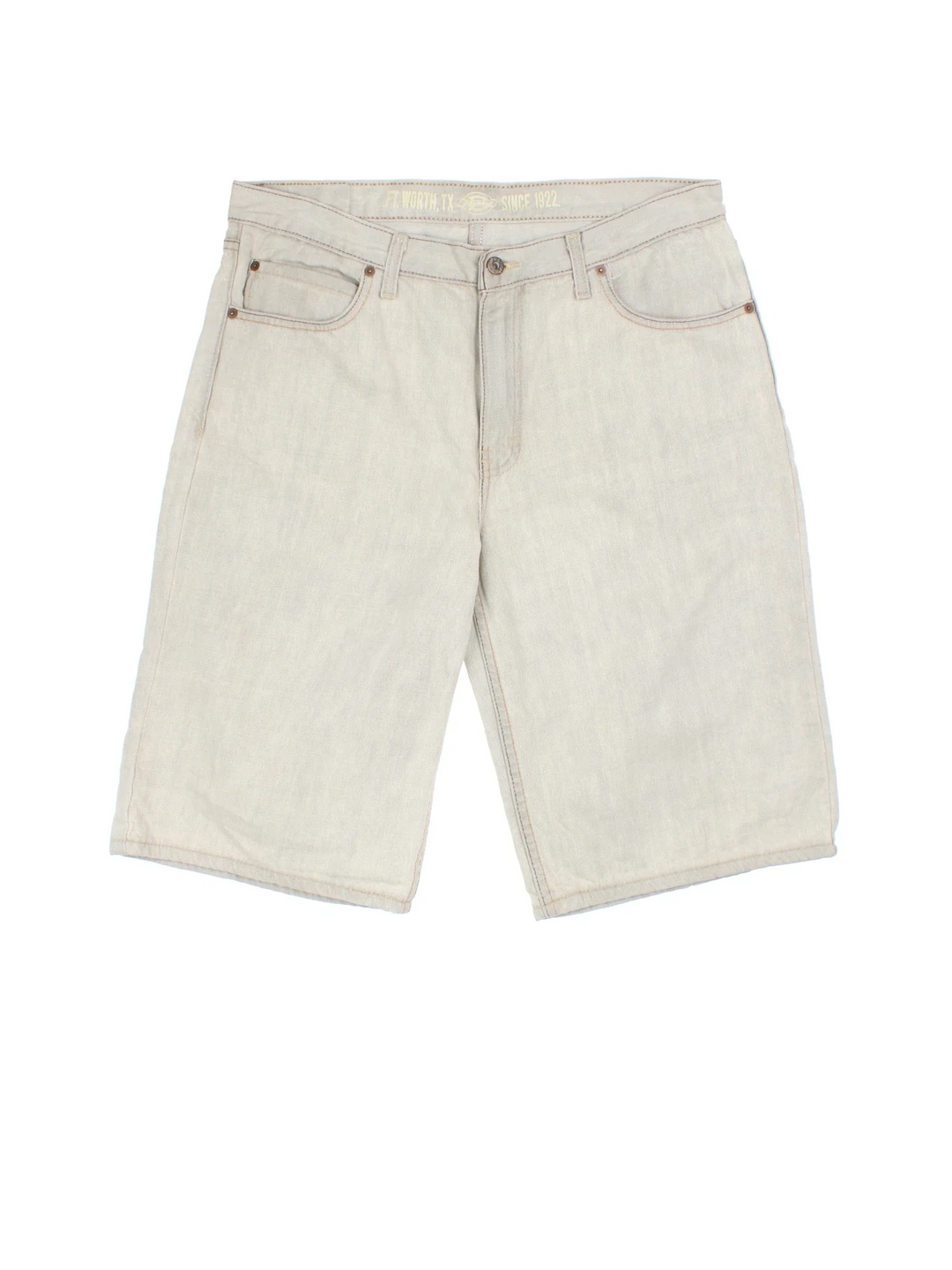 Vintage Dickies Jorts in grey colourway with multiple pockets and the logo embroidered on the back.