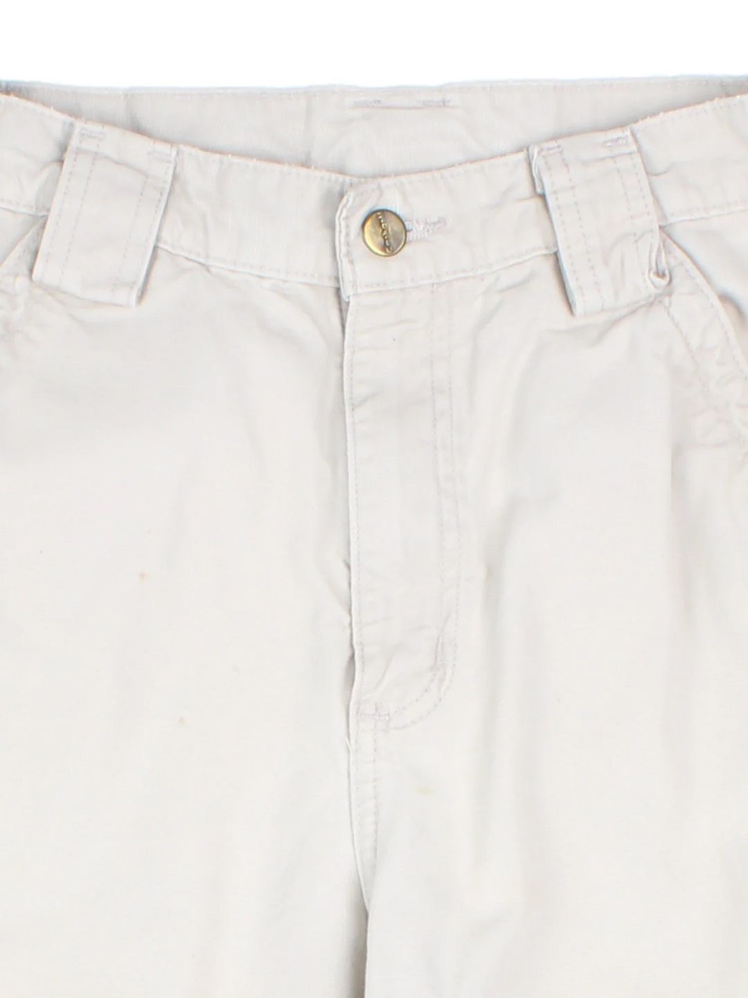 Carhartt Shorts in tan colourway with multiple pockets and embroidered branding detail on back.