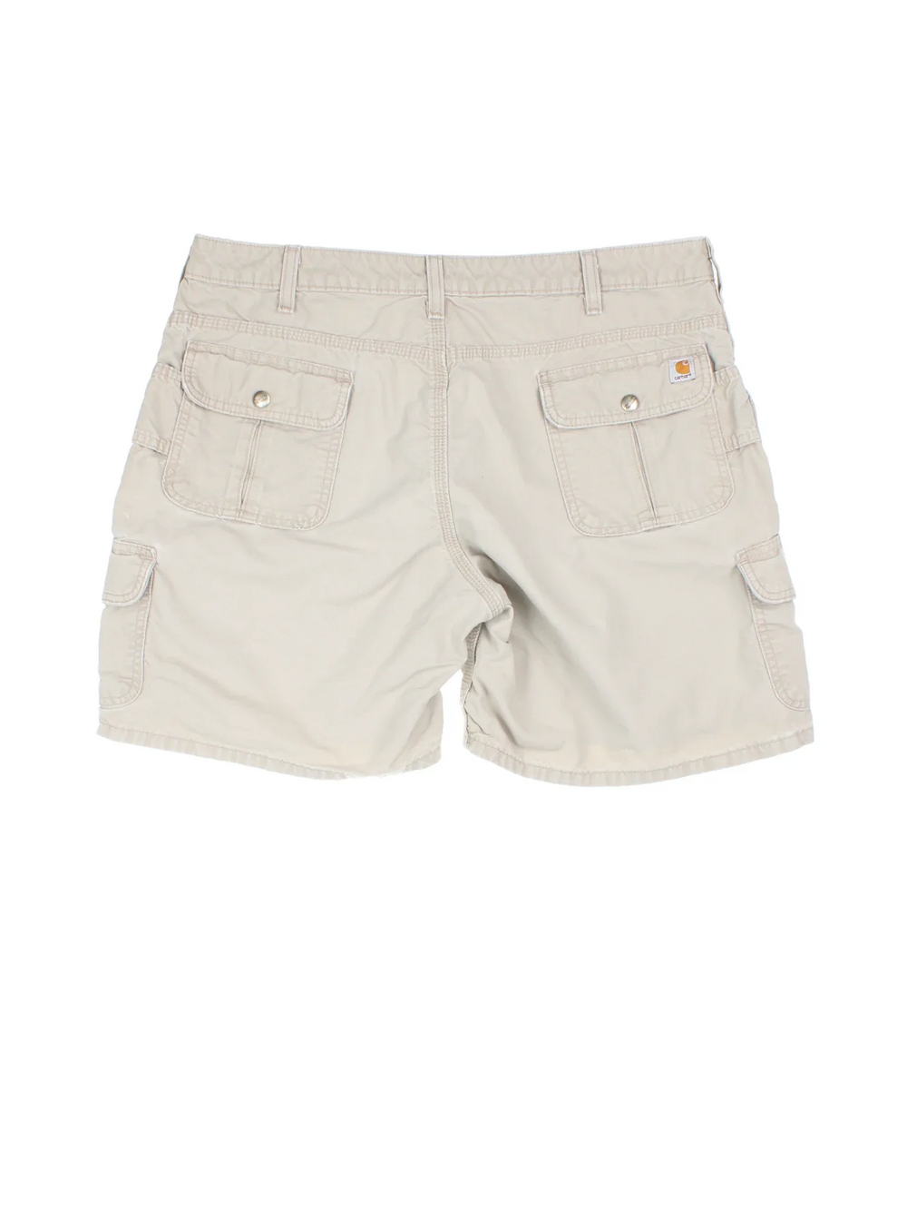 Carhartt Cargo Shorts in tan colourway. Multiple pockets and embroidered branding on back.